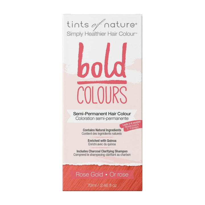 Tints Of Nature - Semi - Permanent Hair Color Bold Rose Gold - 2.46 fl. oz. - The Oasis of Health