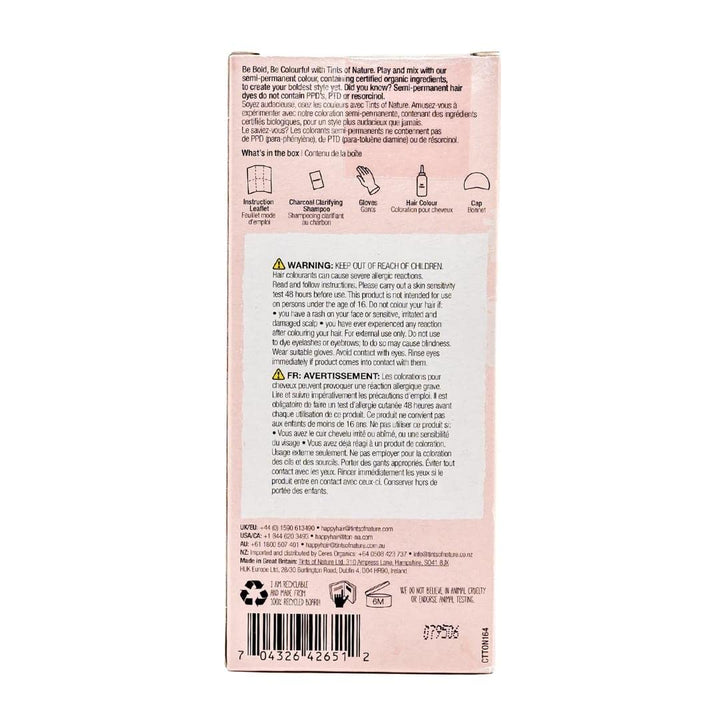 Tints Of Nature - Semi - Permanent Hair Color Bold Rose Gold - 2.46 fl. oz. - The Oasis of Health