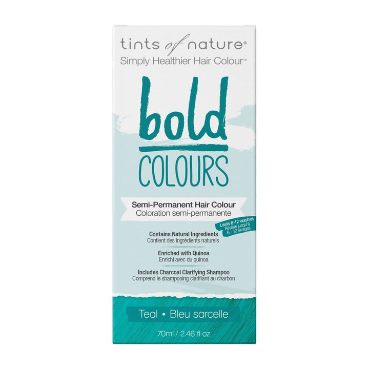 Tints Of Nature - Semi - Permanent Hair Color Bold Teal - 2.46 fl. oz. - The Oasis of Health