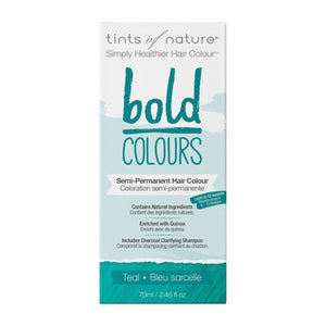 Tints Of Nature - Semi - Permanent Hair Color Bold Teal - 2.46 fl. oz. - The Oasis of Health
