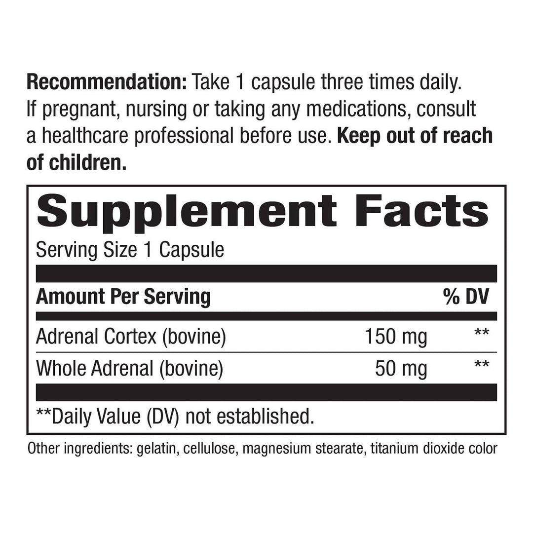 Title: Nature's Way ADRENergize - Cortex & Whole Adrenal Blend, 50 Capsules - The Oasis of Health