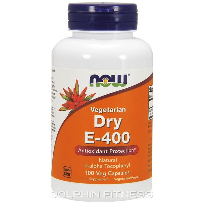 Now Foods Vitamin E-400 D-Alpha Tocopheryl 100 Softgels - 0837 - 2 Pack
