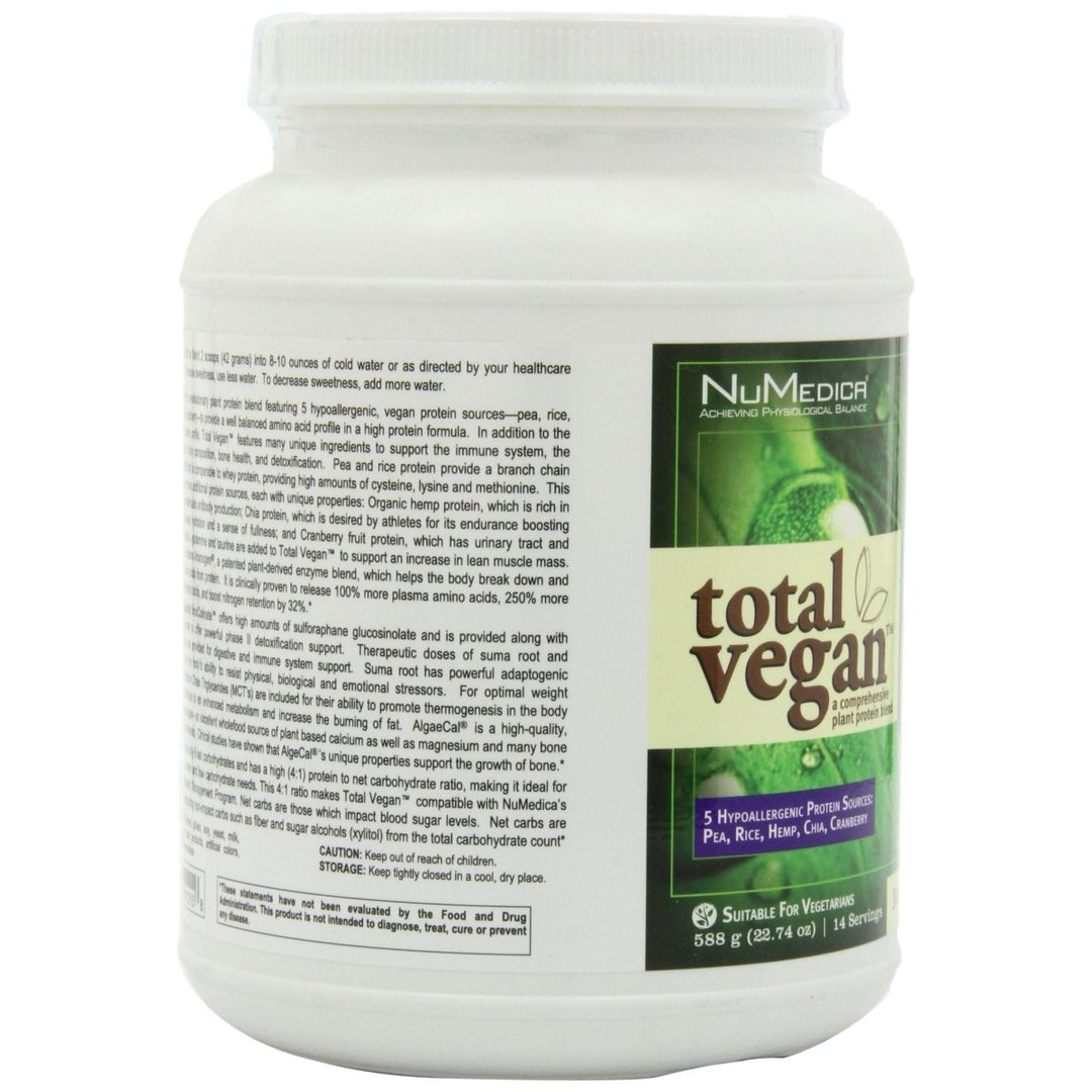 Total Vegan Vanilla (14 Servings) 20.74 Ounces - The Oasis of Health