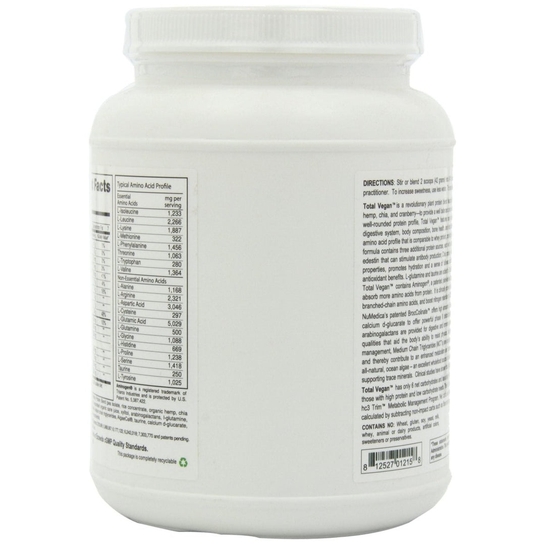 Total Vegan Vanilla (14 Servings) 20.74 Ounces - The Oasis of Health