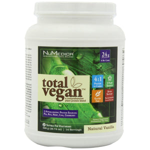 Total Vegan Vanilla (14 Servings) 20.74 Ounces - The Oasis of Health