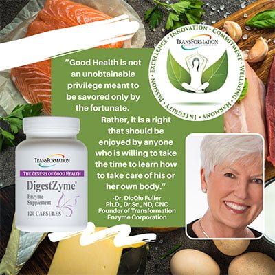 Transformation Enzymes Digestzyme 120 Capsules - The Oasis of Health
