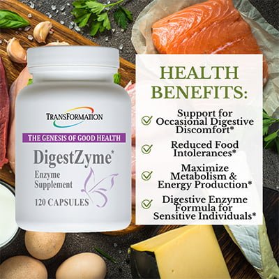 Transformation Enzymes Digestzyme 120 Capsules - The Oasis of Health