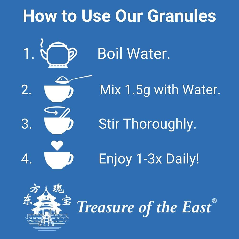 Treasure of the East, Middle Qi Tonifying Decoction - Bu Zhong Yi Qi Tang (5:1 Concentrated Herbal Extract Granules, 100g) - The Oasis of Health