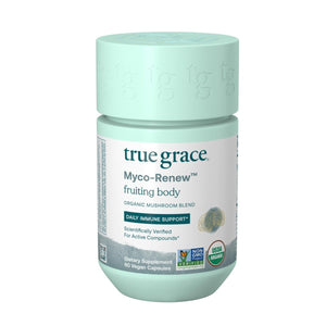 True Grace - Myco - Renew Fruiting Body Organic Mushroom Blend - 60 Vegan Capsules - The Oasis of Health