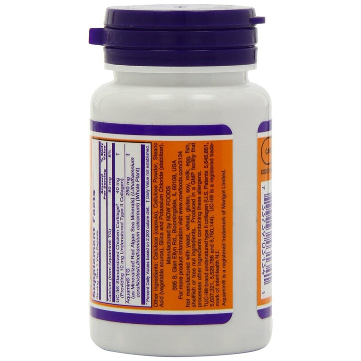 UC II Joint Health Undenatured Type II Collagen 60 VegiCaps (Pack of 2) - The Oasis of Health