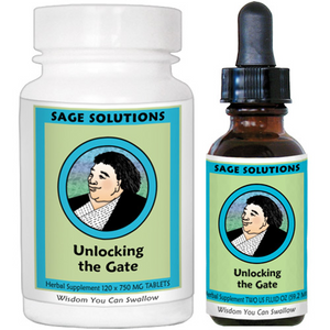 Kan Herb Sage Solutions Unlocking The Gate 120 Tablets - The Oasis of Health