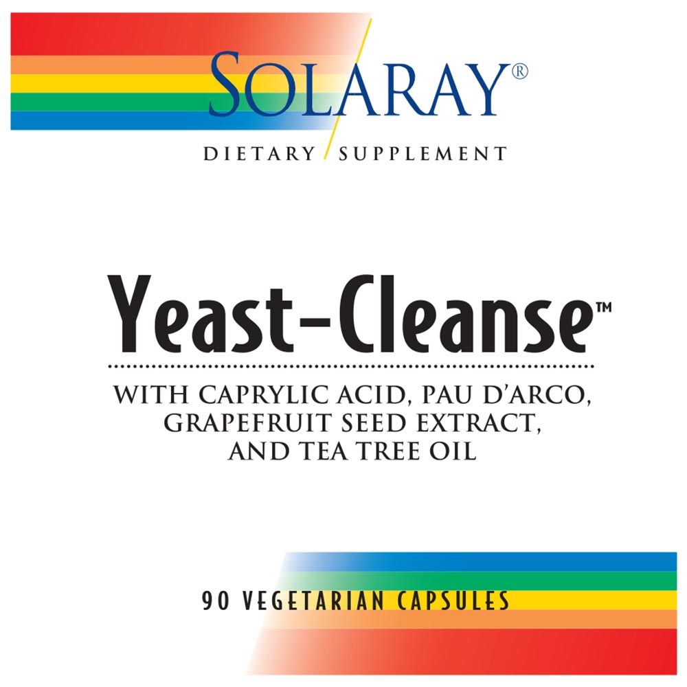 Solaray Yeast-Cleanse -- 90 Vegetarian Capsules