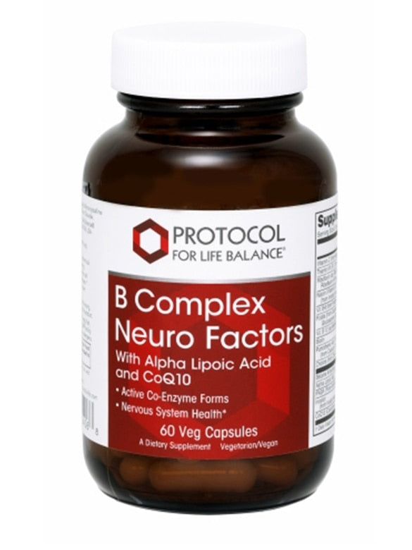 Protocol For Life Balance B Complex Neuro Factors 60 Vcaps - P0406