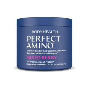 BodyHealth PerfectAmino Powder Mixed Berry 30 Servings 198 Grams - - The Oasis of Health