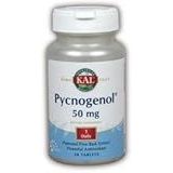 Kal - Pycnogenol Patented Pine Bark Extract 50 mg. - 30 Tablets