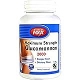 Natural Balance Glucomannan  Maximum Strength  2 000 mg  90 Capsules (666 mg per Capsule)