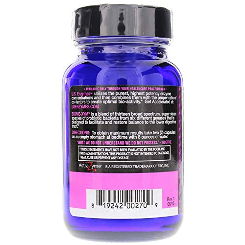 US Enzymes Biome - Xym 62 caps - The Oasis of Health