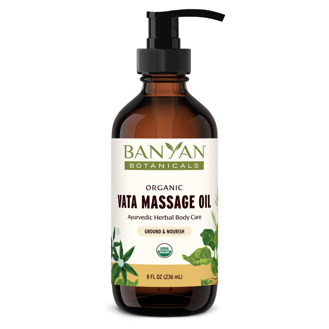 Banyan Botanicals Vata Massage Oil 12 oz