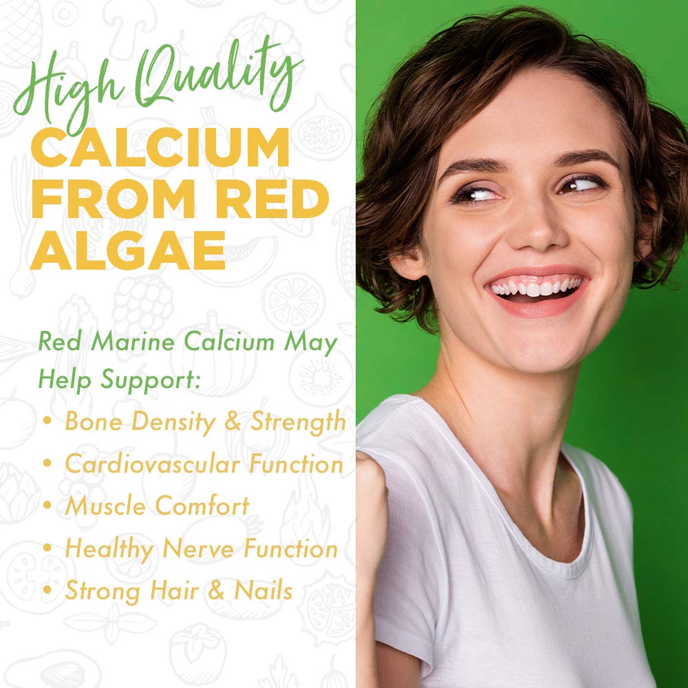VegLife - Red Marine Calcium - 90 Tablets - The Oasis of Health