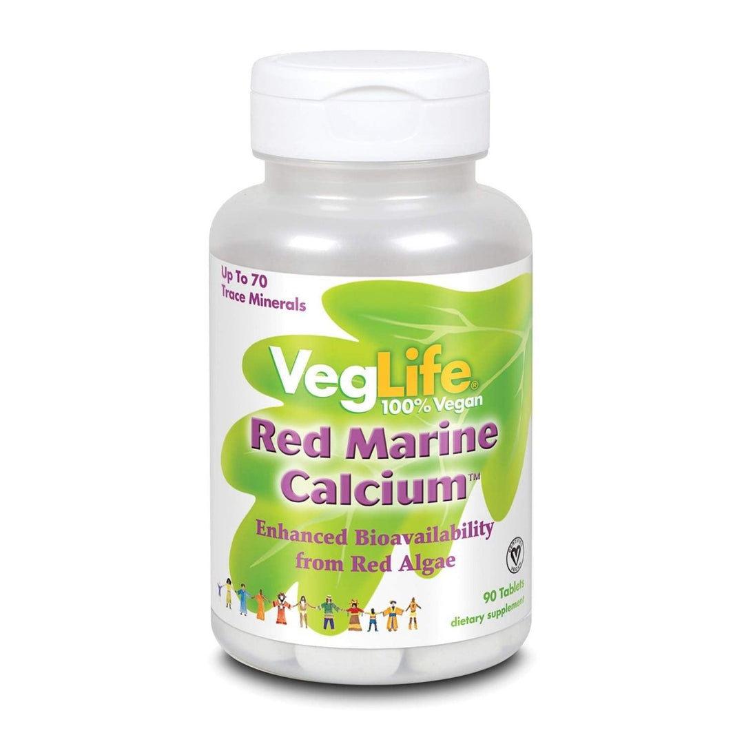 VegLife - Red Marine Calcium - 90 Tablets - The Oasis of Health