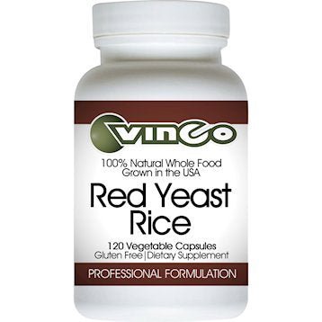 Vinco Red Yeast Rice (Rx) 600mg 120 Vcaps - The Oasis of Health