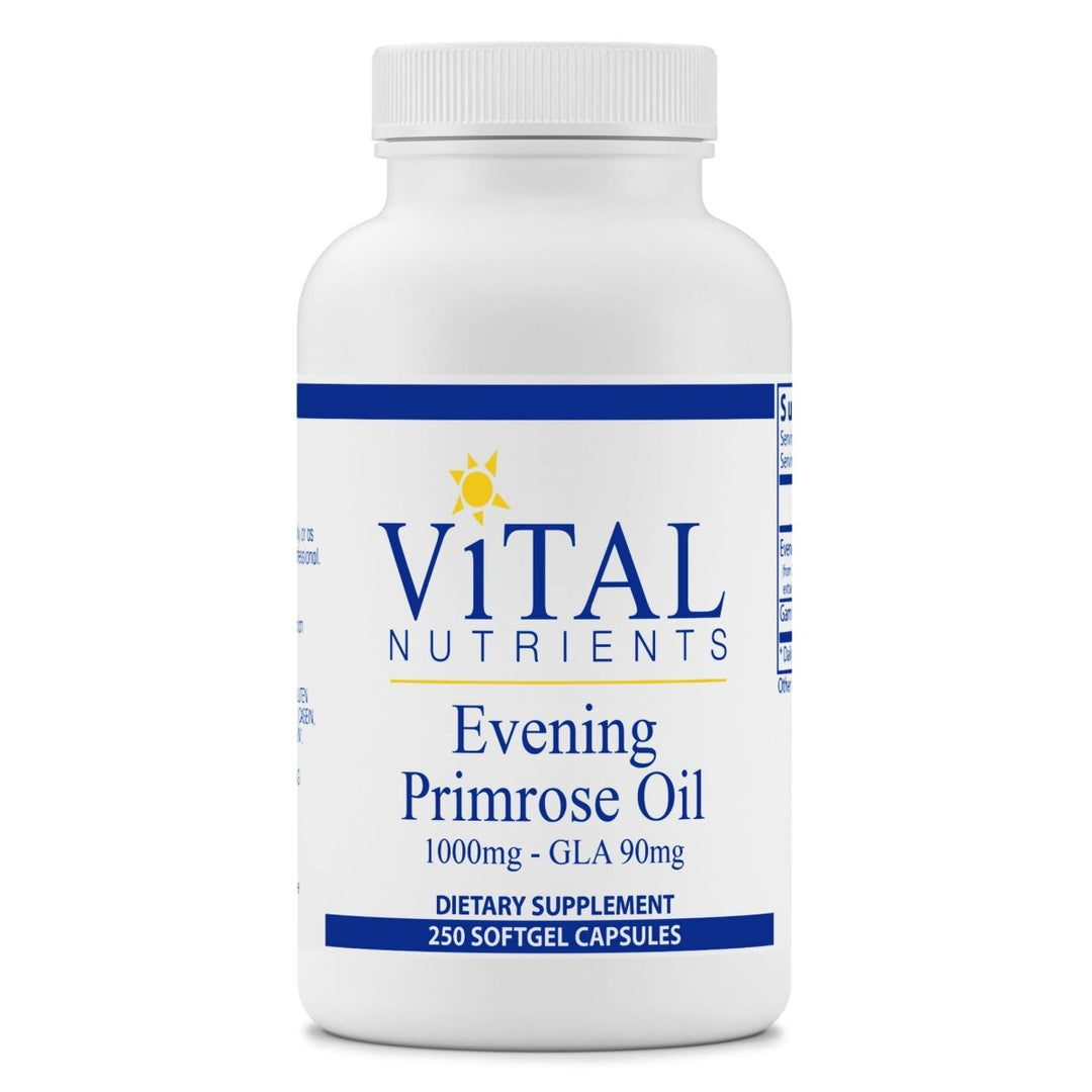 Vital Nurtrients Evening Primrose Oil 250 Softgels - The Oasis of Health
