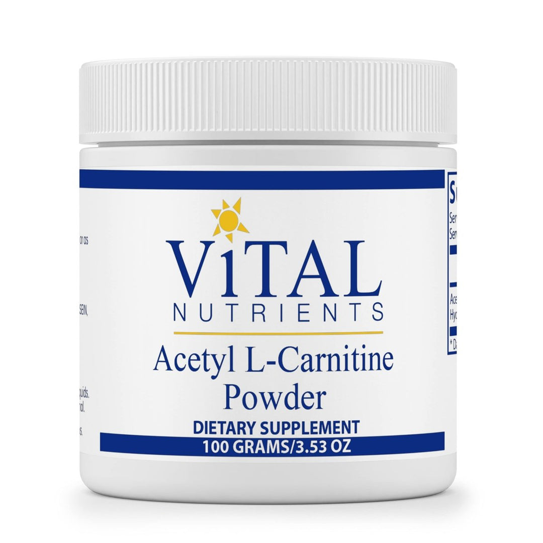 Vital Nutrients Acetyl L - Carnitine Powder 100 Grams - The Oasis of Health