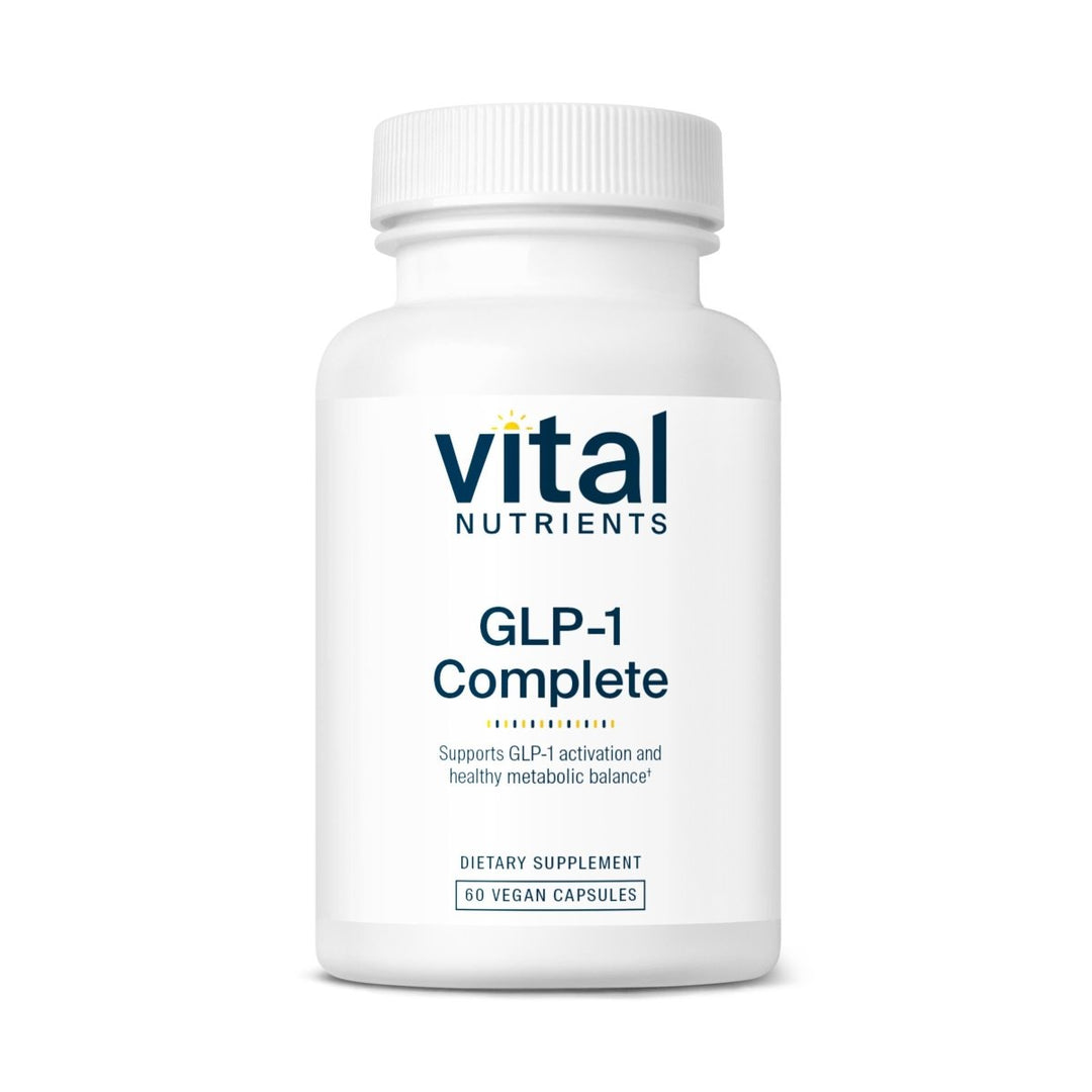 Vital Nutrients GLP - 1 Complete | GLP - 1 Probiotic, Prebiotic, Postbiotic + Hops Extract | Fast - Acting GLP - 1 Activators Helps Curb Cravings | Vegan, Dairy & Gluten Free | 60 Capsules - The Oasis of Health