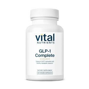 Vital Nutrients GLP - 1 Complete | GLP - 1 Probiotic, Prebiotic, Postbiotic + Hops Extract | Fast - Acting GLP - 1 Activators Helps Curb Cravings | Vegan, Dairy & Gluten Free | 60 Capsules - The Oasis of Health