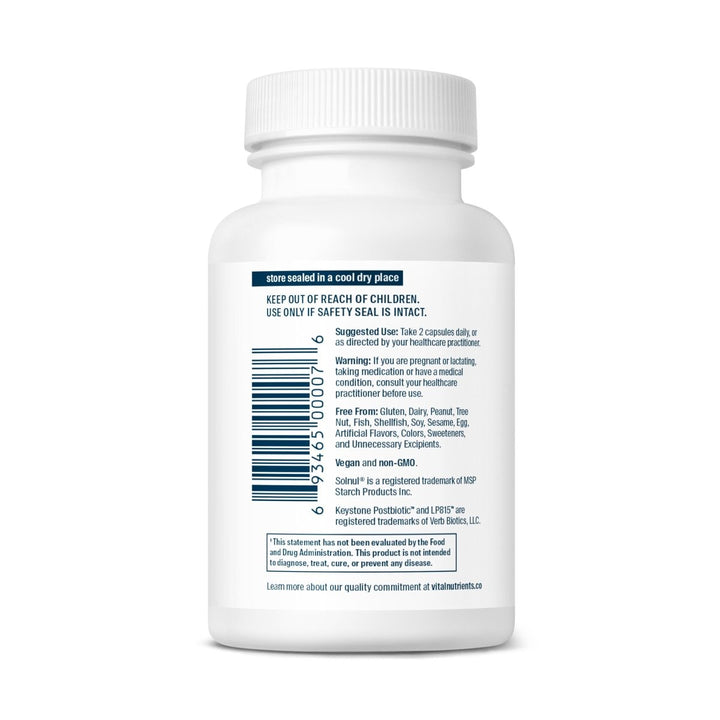 Vital Nutrients GLP - 1 Complete | GLP - 1 Probiotic, Prebiotic, Postbiotic + Hops Extract | Fast - Acting GLP - 1 Activators Helps Curb Cravings | Vegan, Dairy & Gluten Free | 60 Capsules - The Oasis of Health