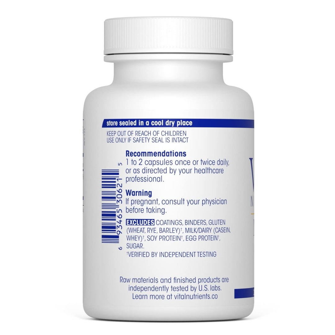 Vital Nutrients Magnesium Glycinate/Malate 200 Vcap - The Oasis of Health