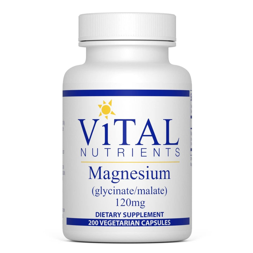 Vital Nutrients Magnesium Glycinate/Malate 200 Vcap - The Oasis of Health