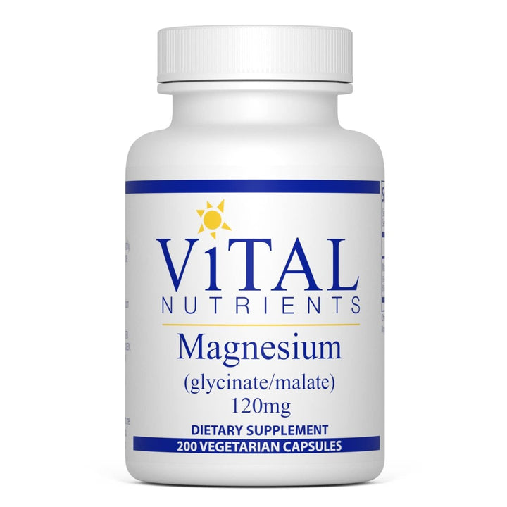 Vital Nutrients Magnesium Glycinate/Malate 200 Vcap - The Oasis of Health