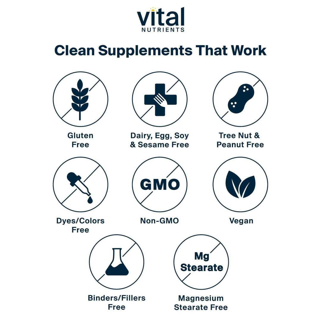 Vital Nutrients Once Daily Multivitamin | Vegan Multi for Women & Men | Allergen - Free | 19 Essential Vitamins + Antioxidants for Eye and Heart Health | Gluten, Dairy & Soy - Free | 30 Capsules - The Oasis of Health