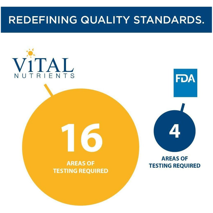 Vital Nutrients Quercetin 250mg 100 Vcaps - The Oasis of Health