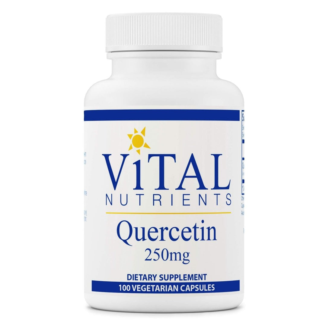Vital Nutrients Quercetin 250mg 100 Vcaps - The Oasis of Health