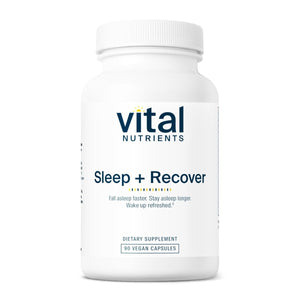 Vital Nutrients Sleep + Recover 90 Capsules - The Oasis of Health