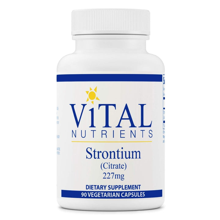 Vital Nutrients Strontium Citrate 227 mg 90 Vcaps - The Oasis of Health
