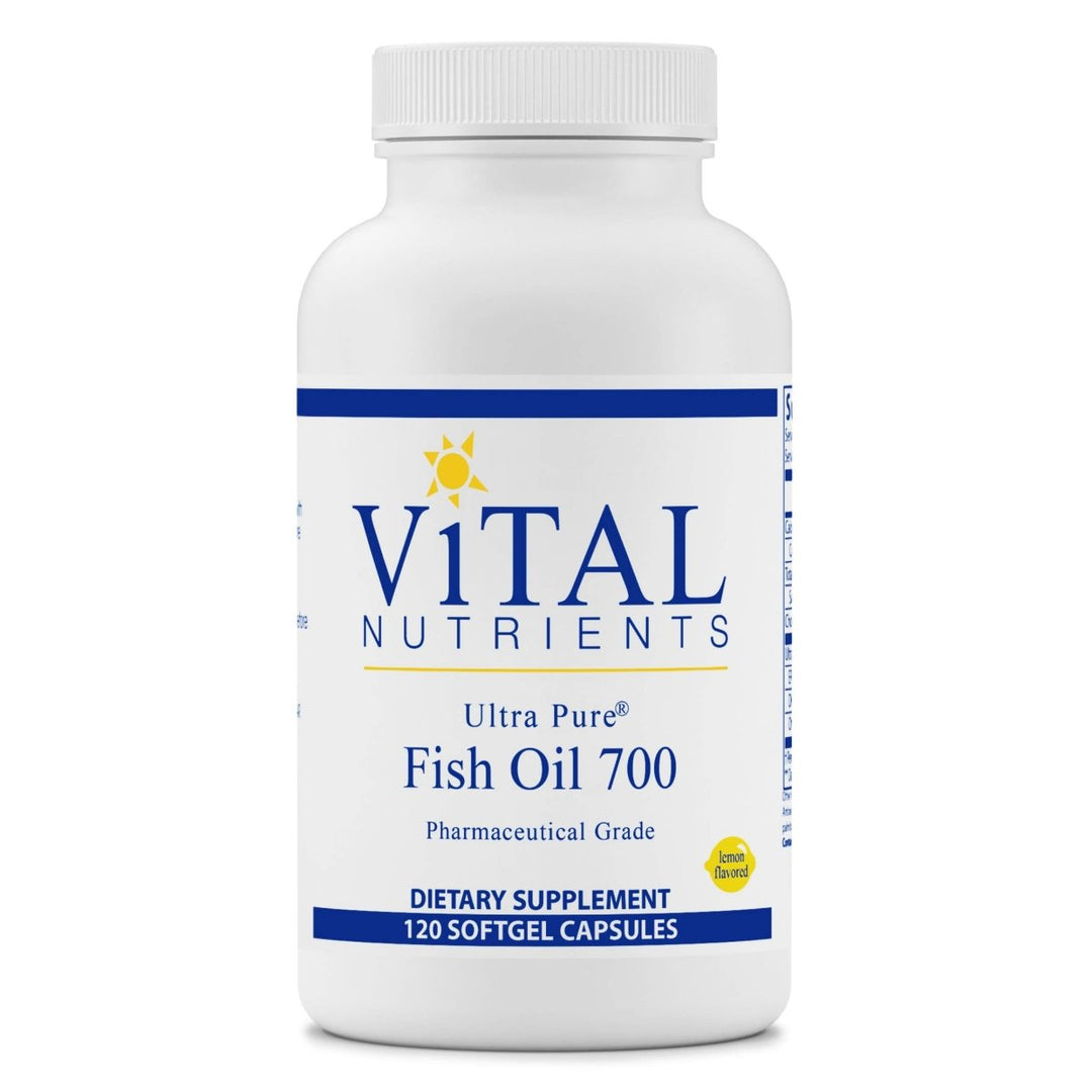 Vital Nutrients Ultra Pure Fish Oil 700 120 Softgels - The Oasis of Health