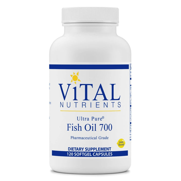 Vital Nutrients Ultra Pure Fish Oil 700 120 Softgels - The Oasis of Health