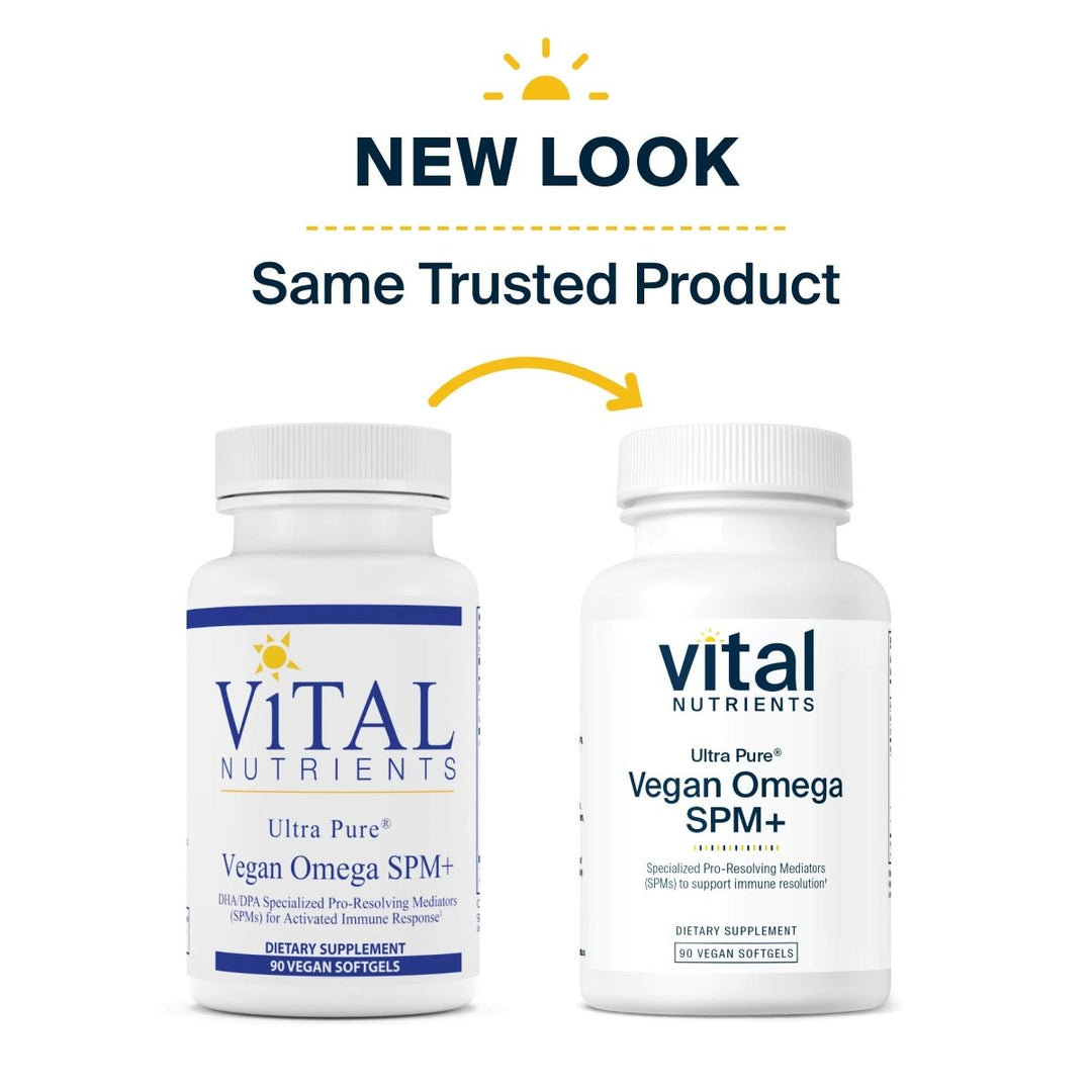 Vital Nutrients Ultra Pure Vegan Omega SPM 90 Mini Softgels - The Oasis of Health