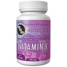 Vitamin K2 120mcg (60 VeggieCaps) Brand: A.O.R Advanced Orthomolecular Research - The Oasis of Health