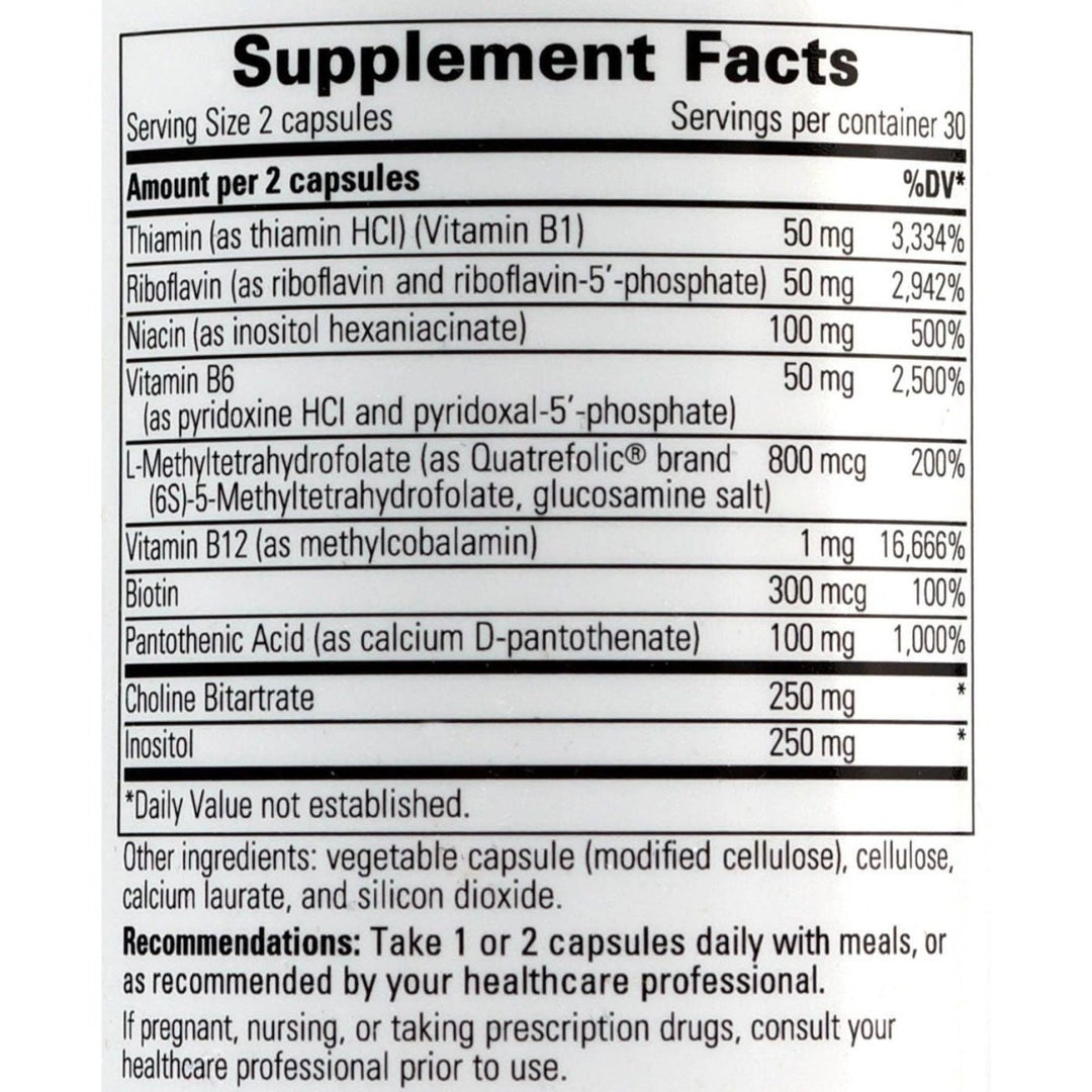 Vitamins & Minerals Active B - Complex Dairy Free | Vegan | Gluten Free - The Oasis of Health