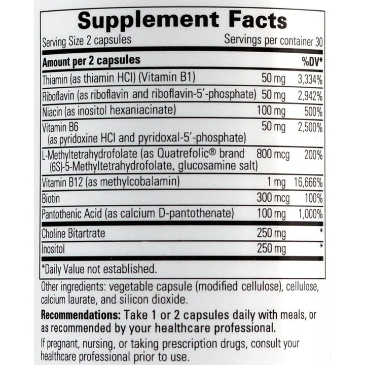 Vitamins & Minerals Active B - Complex Dairy Free | Vegan | Gluten Free - The Oasis of Health