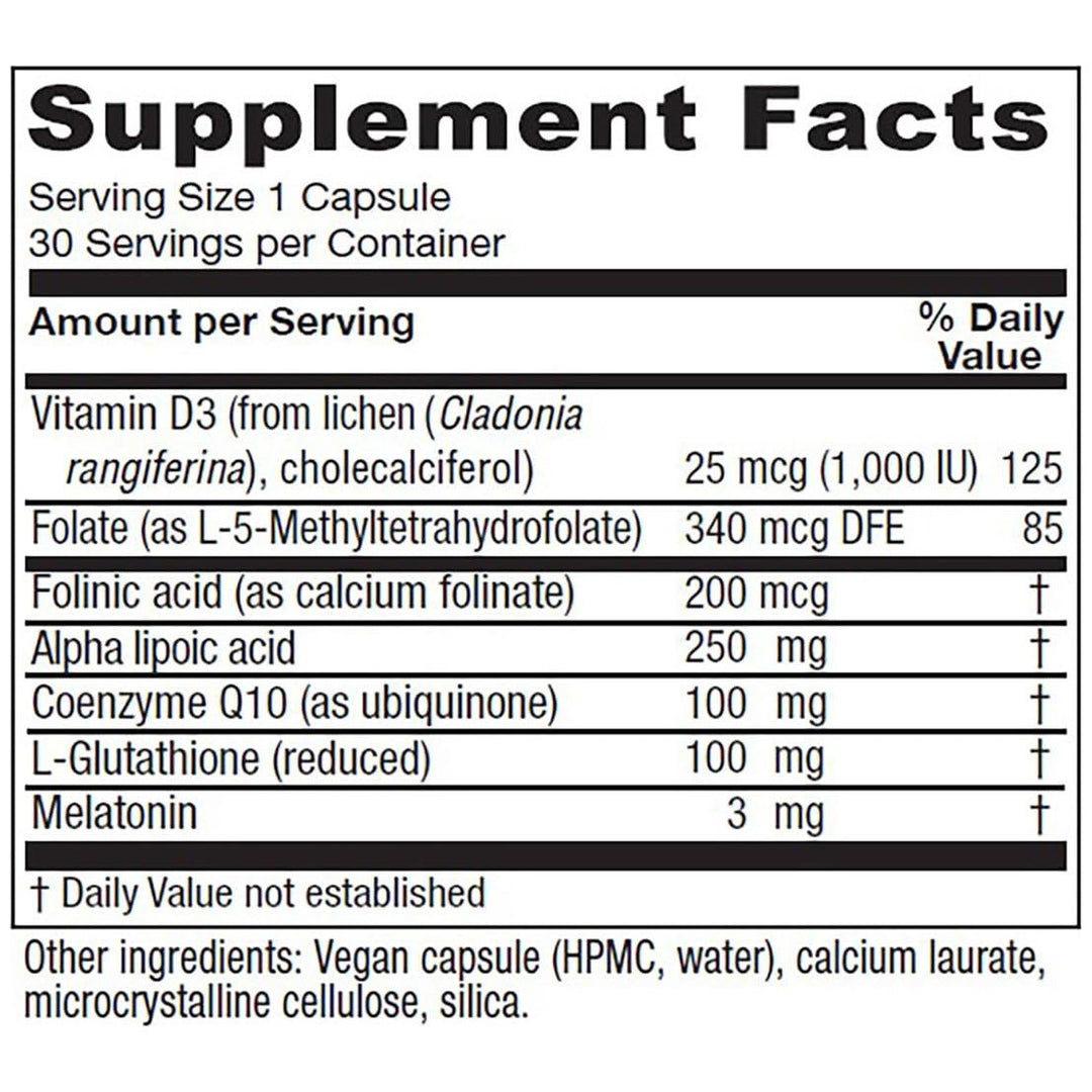 Vitanica Ovum P.M. - Egg Quality Support with Vitamin D3, Alpha Lipoic Acid & Melatonin - Works Best with Ovum A.M. - Herbal Dietary Supplement for Women's Health - Consumer Line - 30 Vegan Caps - The Oasis of Health
