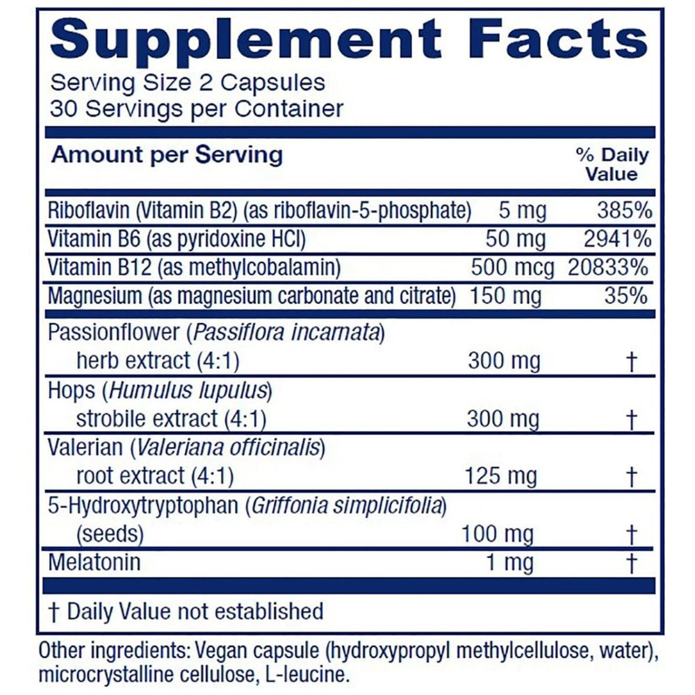 Vitanica SleepBlend 60 Vcaps - The Oasis of Health