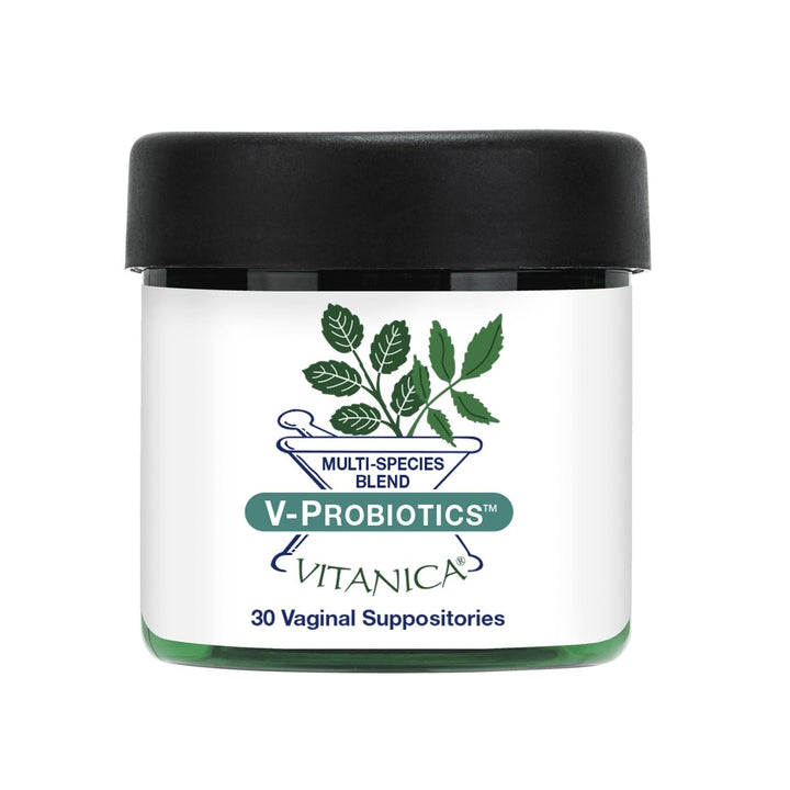 Vitanica V - Probiotics - Probiotics for Women - Vaginal Suppositories with Lactobacillus Rhamnosus, Gasseri & More - Women's Health Supplement - Pro Logo - 30 Vaginal Suppositories - The Oasis of Health