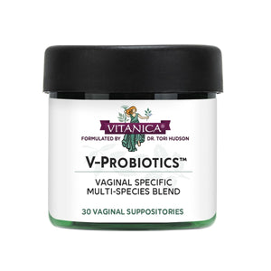 Vitanica V - Probiotics - Vaginal Probiotics for Women - Vaginal Suppositories with Lactobacillus Rhamnosus, Gasseri & More - Women's Health Supplement - Consumer Line - 30 Vaginal Suppositories - The Oasis of Health