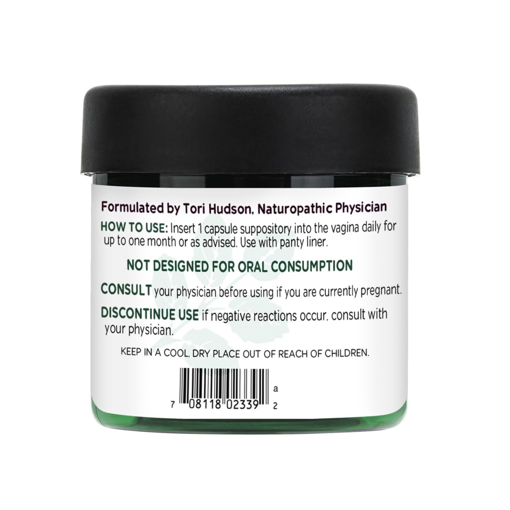 Vitanica V - Probiotics - Vaginal Probiotics for Women - Vaginal Suppositories with Lactobacillus Rhamnosus, Gasseri & More - Women's Health Supplement - Consumer Line - 30 Vaginal Suppositories - The Oasis of Health