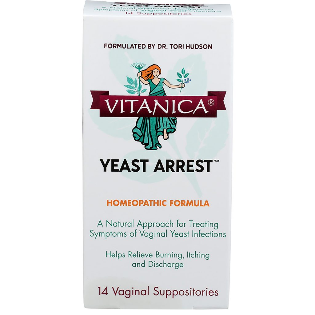 Vitanica Yeast Arrest 14 Suppositories - The Oasis of Health